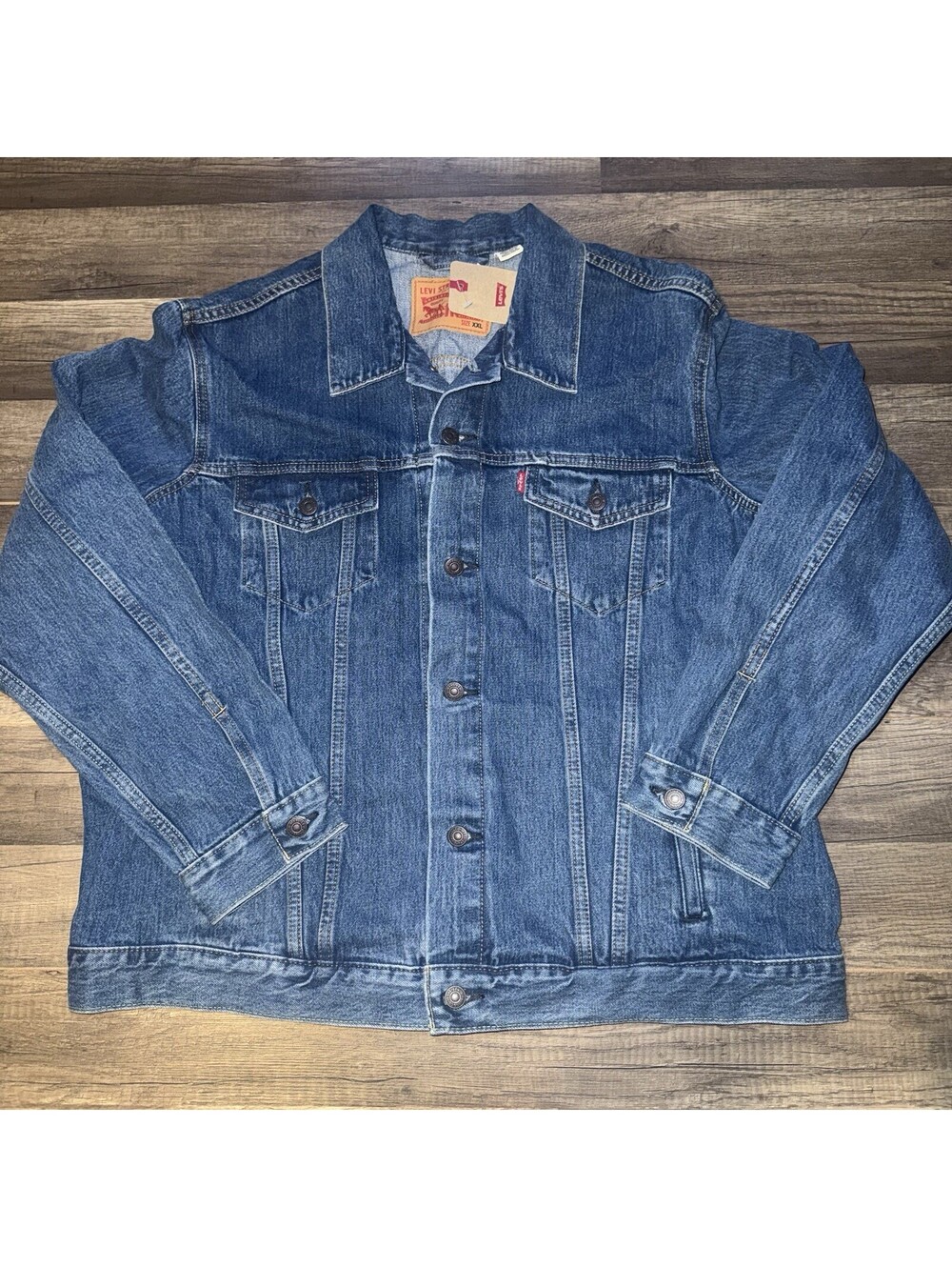 Levi’s Men’s Trucker Denim Jacket NWT Sz 2-XL Medium Wash